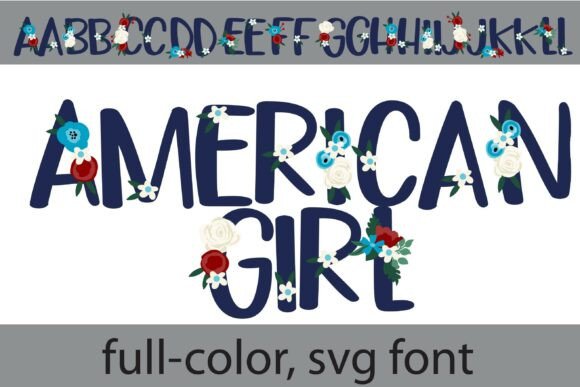 American Girl: The Full-Color SVG Font for Whimsical Branding