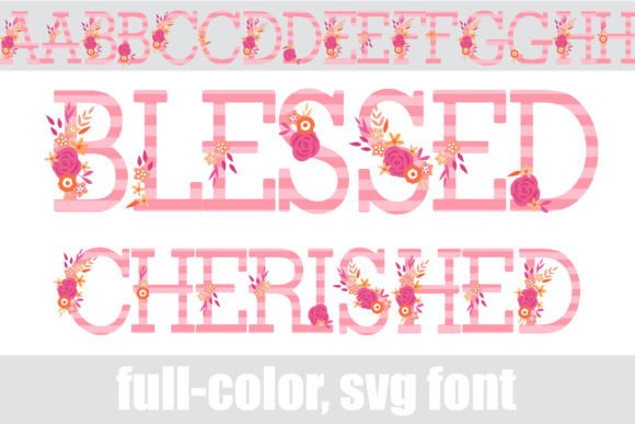 Blessed Cherished: A Floral Serif Font for Meaningful Design