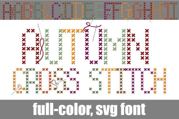 Bring Cozy Autumn Vibes to Your Designs with Autumn Cross Stitch