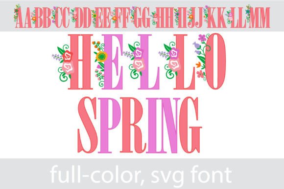 Bring Your Designs to Life with the Hello Spring Font