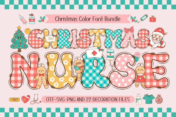 Celebrating Healthcare Heroes: The Christmas Nurse Font Collection
