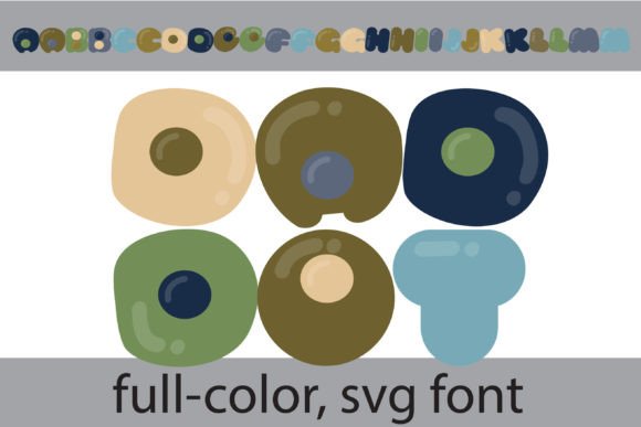 Dad Dot: A Playful Full-Color Font for Bold Designs