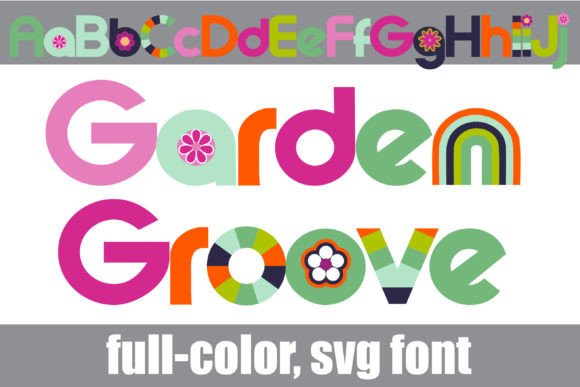 Garden Groove: Merging Retro Florals with Modern Typography