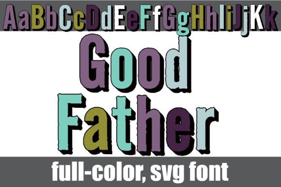 Good Father: A Bold, Textured 3D Sans Serif for Impactful Designs