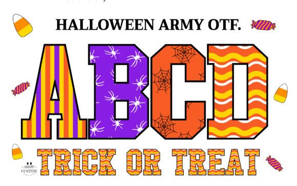 Halloweenarmy Web: A Bold Typeface for Seasonal Design