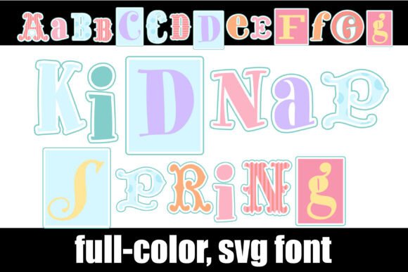 Kidnap Spring: The Pastel Font That Captivates