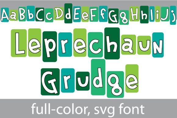 Leprechaun Grudge: A Playful Full-Color Font for Vibrant Designs