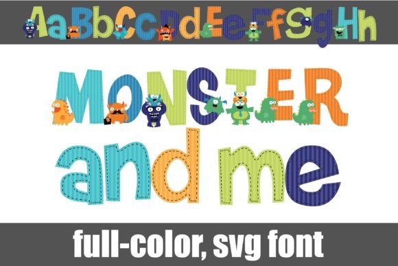 Monster and Me: A Playful Font for Family-Focused Design