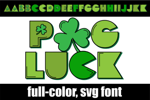 Pog Luck: A Creative Font with a Bold, Lucky Vibe