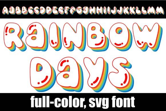 Rainbow Days: A Retro Burst of Color for Modern Designers